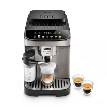 De'Longhi Magnifica Evo Coffee Machine shown from the front.