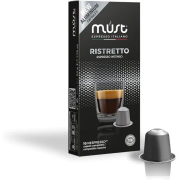 Must Espresso Nespresso Compatible Espresso Aluminum Capsule (Ristretto)