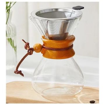 Coffee Maker 400ML High-Temperature Resistant Glass