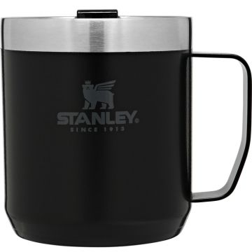 Front Image of 10-09366-006 Stanley Classic Legendary Camp Mug 0.35L / 12 OZ (Black)