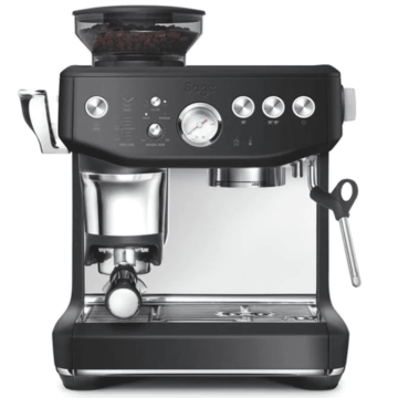 Front Image of The Barista Express Impress Machines (Black Truffle )