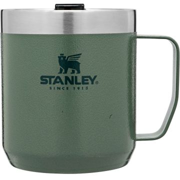 Front Image of 10-09366-005 Stanley Classic Legendary Camp Mug 0.35L / 12 OZ (Hammertone Green)