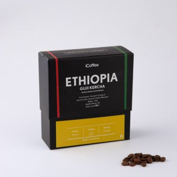 Perspective view of iCoffee Single Origin Ethiopia Guji Kercha