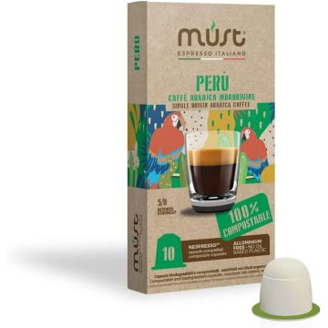 Must Espresso Nespresso Compostable Capsule Single Origin Peru