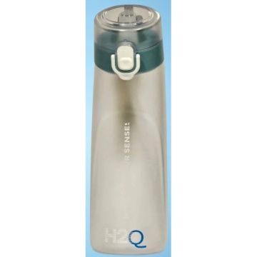 H2QG2 Tritan Water Bottle White-Baby Blue